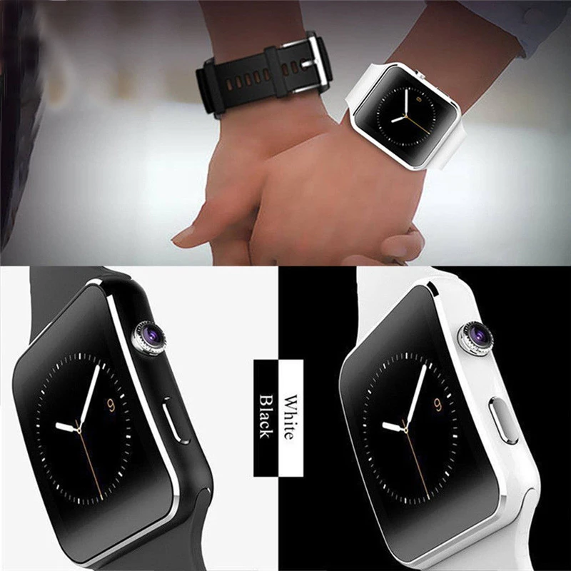 X6 Смарт-часы, водонепроницаемые, поддержка Bluetooth, sim-карта, камера, фитнес-телефон, часы для мужчин и женщин, Смарт-часы версия