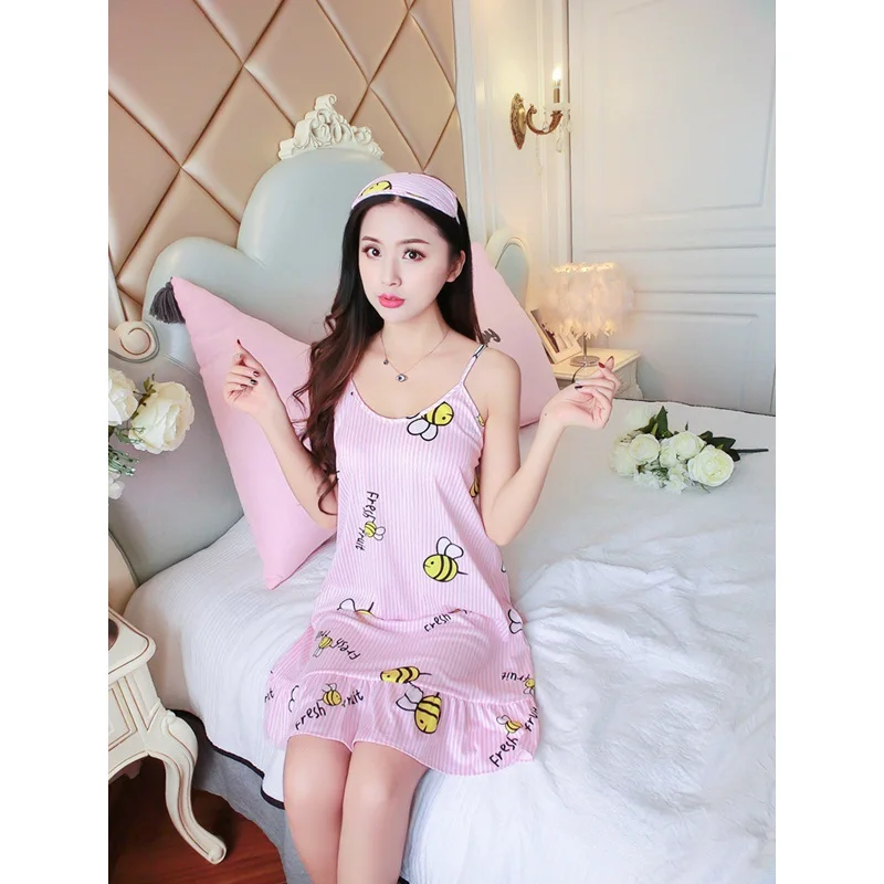 Ablithe пижамы без рукавов сексуальное нижнее белье женские хлопковые ночные