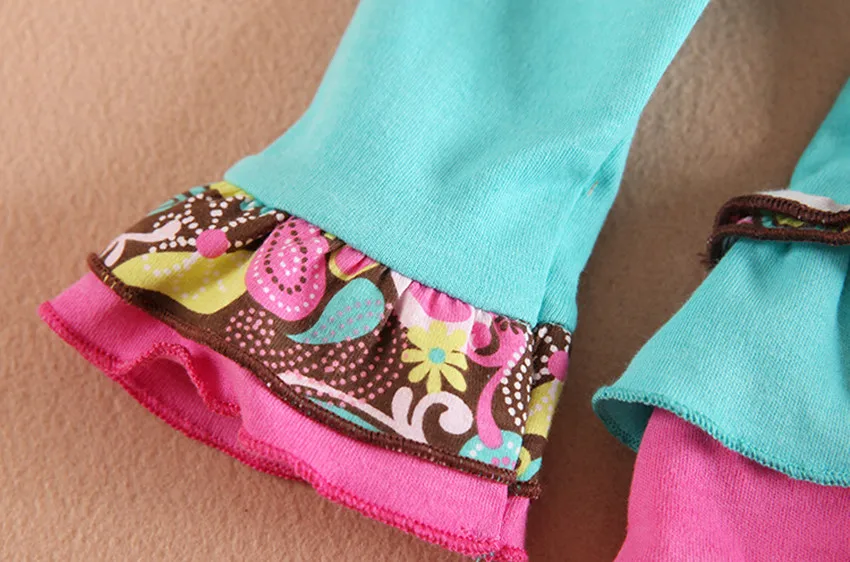 Одежда со слонами для маленьких девочек комплект одежды новорожденных хлопковый