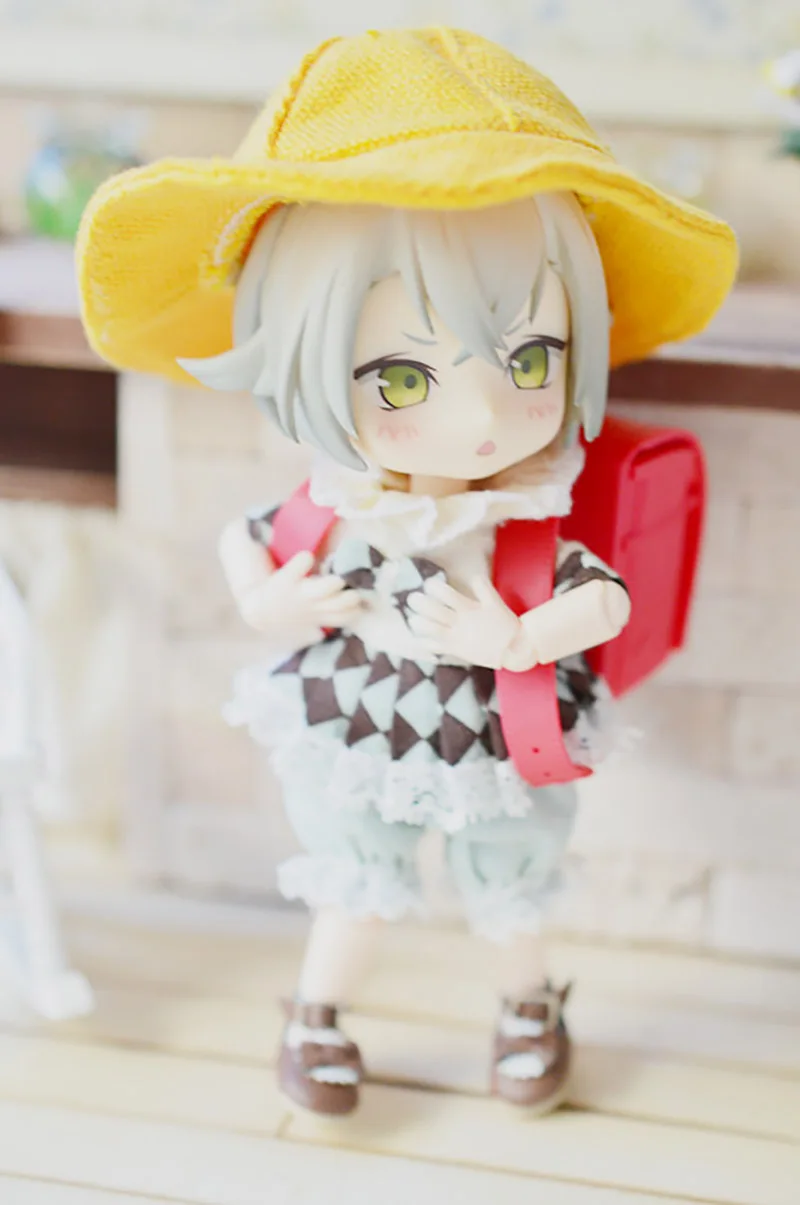 6 шт., школьная сумка, аксессуары для кукол Blyth Barbi Azone, ob11, кукольный домик, лучший подарок, игрушка для девочки, кукла, мебель, книга