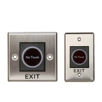 12v ir no touch door infrared sensor touchless exit button switch for access control systems garage openers