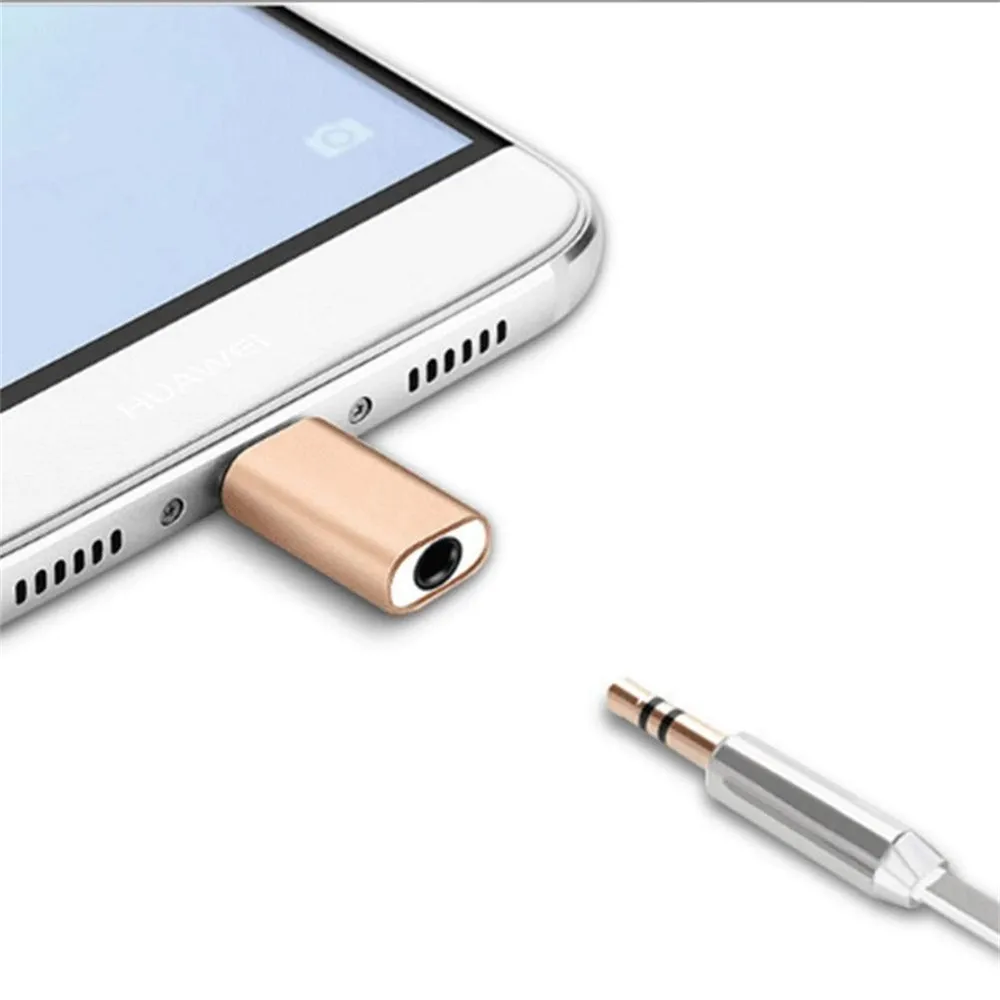 Адаптер типа C USB на 3 5 мм аудио адаптер для наушников сплав внешнего микрофона Osmo