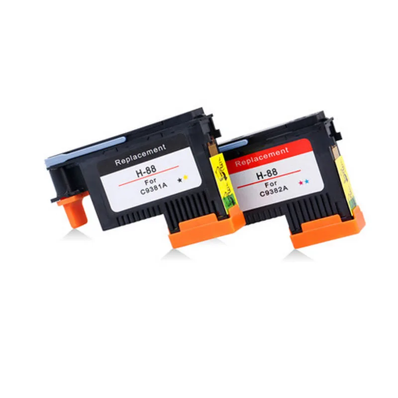 2PK печатающая головка для HP 88 C9381A C9382A K550 K8600 L7480 L7550 L7555 L7580 L7590 L7650 L7680 L7681 L7780 принтер |