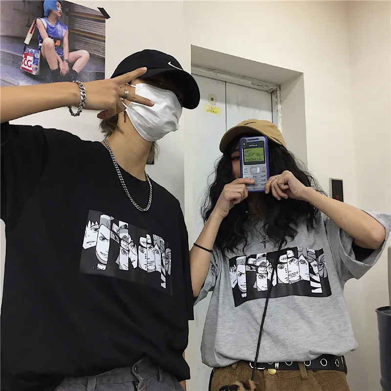 Женская футболка с коротким рукавом Camiseta Mujer уличная Винтажная в Корейском стиле