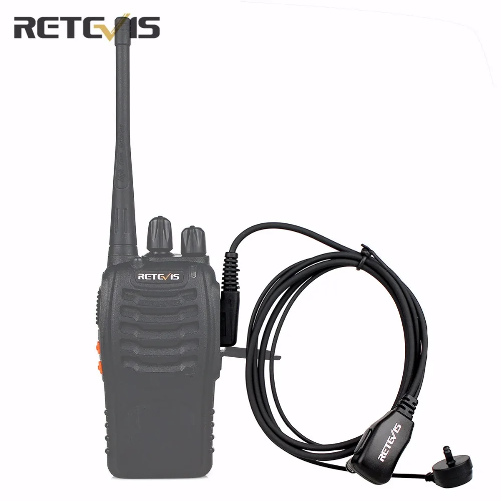 10 шт. Retevis 2 Pin PTT MIC гарнитура Скрытая Акустическая трубка в ухо наушник для Kenwood
