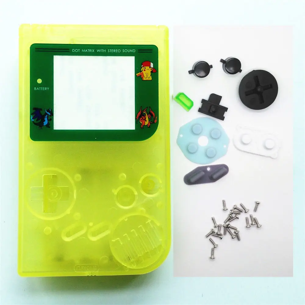 Новый для GameBoy оригинала GB DMG-01 Замена Корпус основа Экран светятся в темноте! |