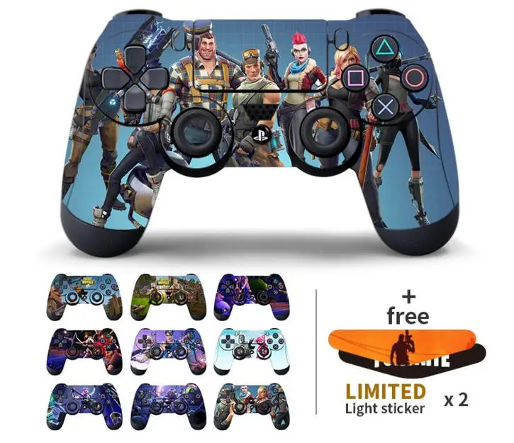 Данные лягушка 2 шт для крепости ночь стикер Sony PlayStation4 игровой контроллер PS4 кожи