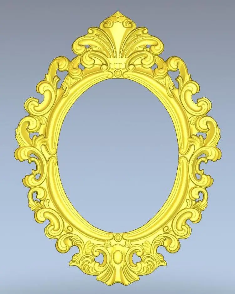 

3d model relief for cnc in STL file format Frame_20