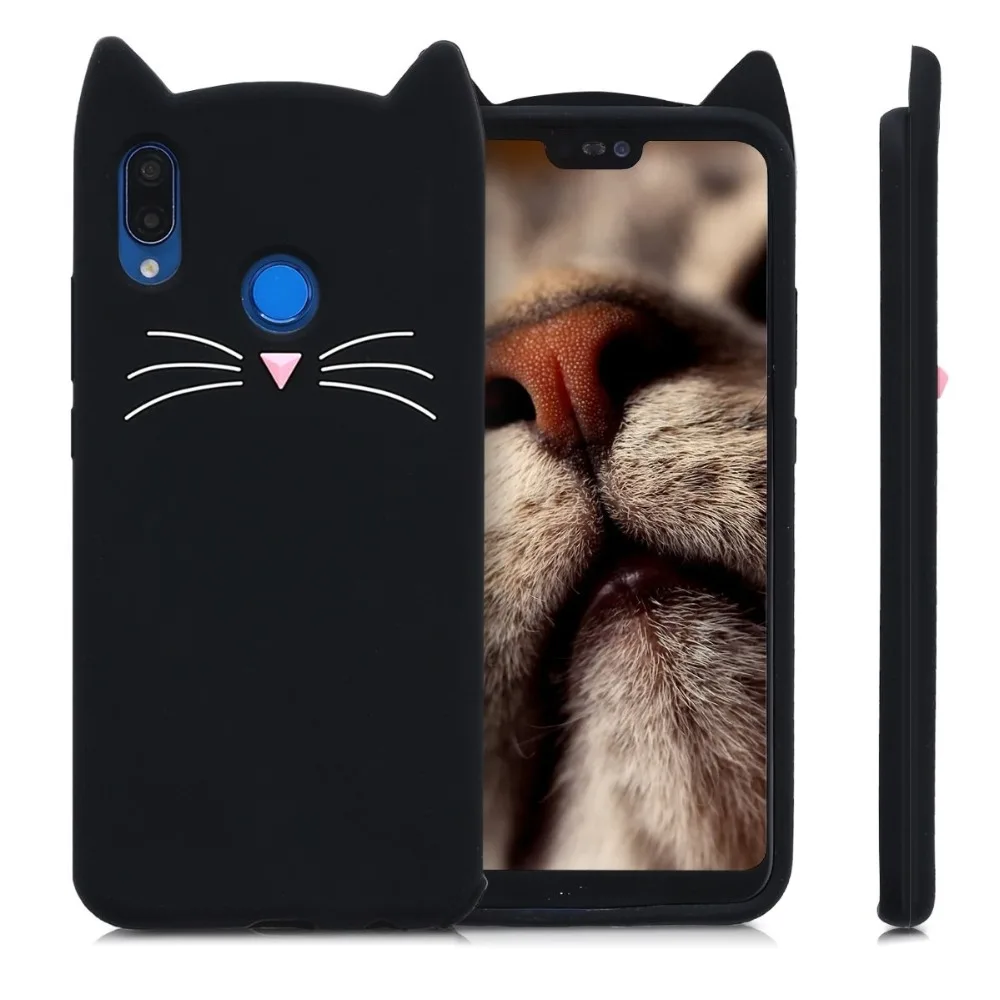 Чехол для huawei P20 P10 P9 P8 Lite Pro, мягкий силиконовый 3D чехол с рисунком кота для huawei mate 20 10 Lite Pro P Smart Plus Nova 3