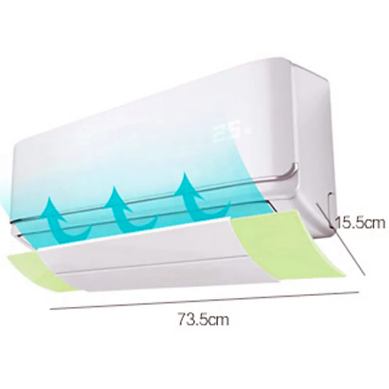 Выдвижная защита от ветра прямого выдувания детали кондиционера дефлектор