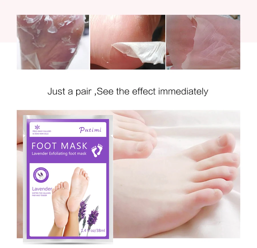 1 сумка Отшелушивание маска для ног удалить омертвевшие чешуйки кожи и кутикулы