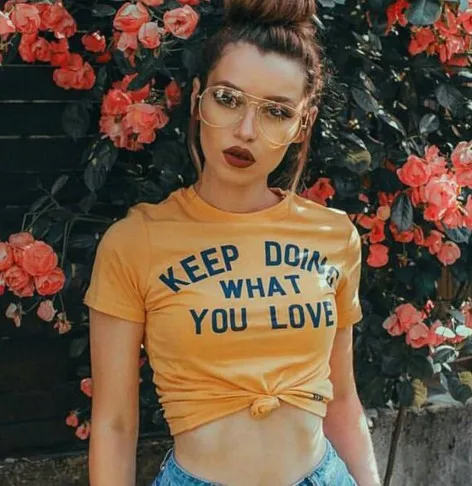Женская модная футболка с надписью keep Doing what you love повседневные топы moletom do tumblr