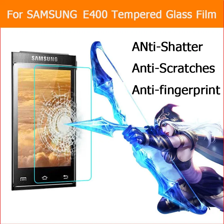 0 26 мм пленка из закаленного стекла для Samsung Galaxy Golden E400 W789 E400K 3 7 "анти-осколочная