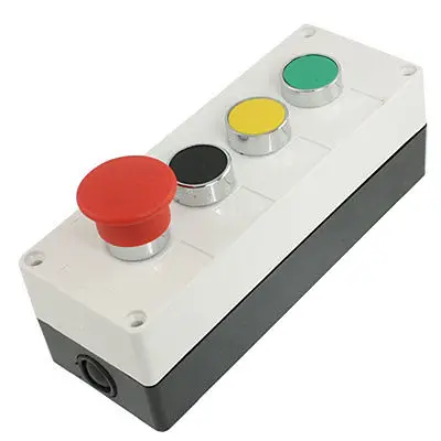 

Mushroom Emergency Latching Pushubutton Push Button Switch Station Box