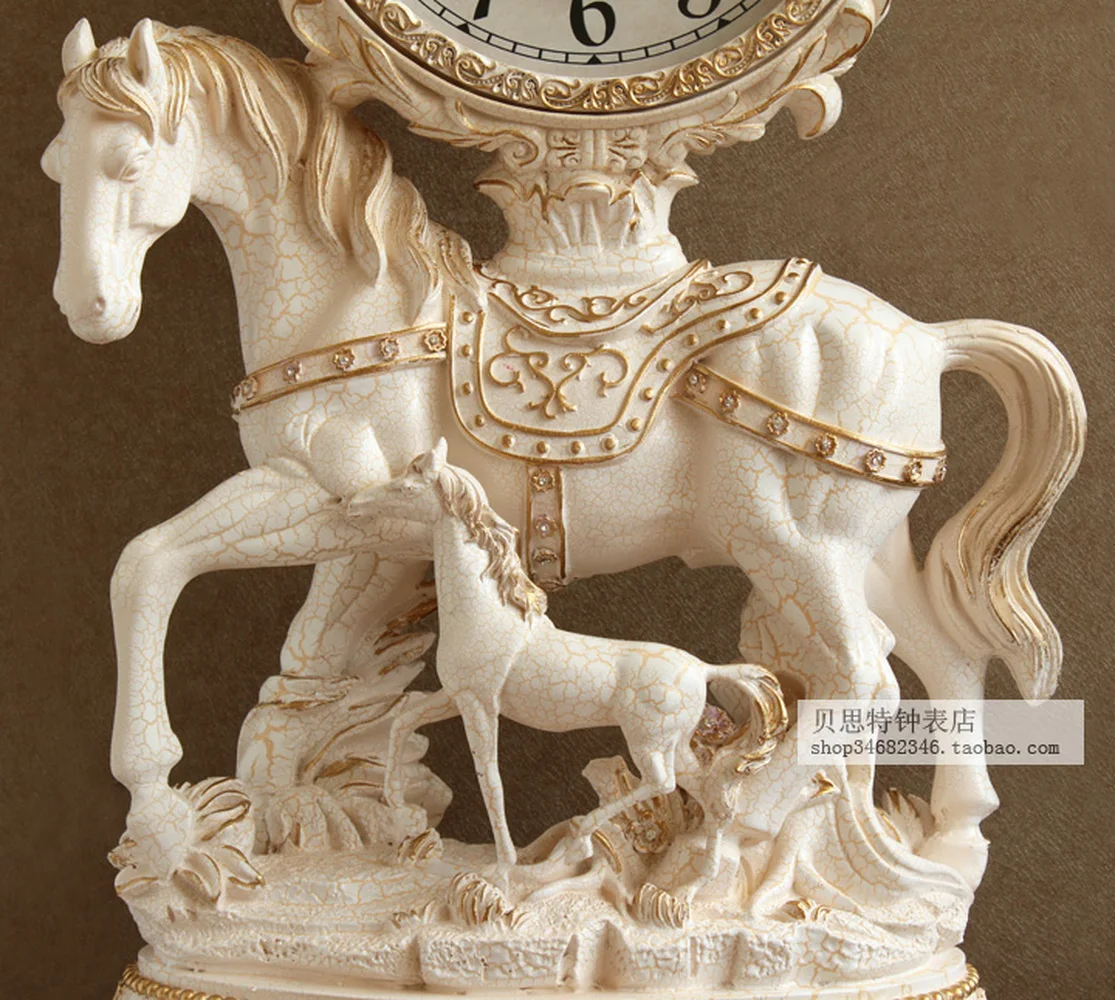 1 шт. европейские ретро часы модные креативные сценические лошадь гостиная