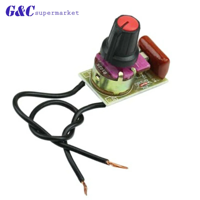 1 шт. новый модуль регулировки скорости переключателя DIY Kit компоненты 100 вт диммер
