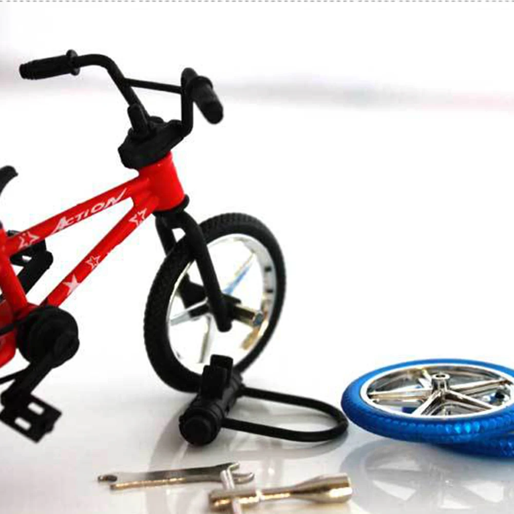 Игрушечные велосипеды bmx сплав+ пластик палец bmx велосипед функциональный детский велосипед палец велосипед мини палец набор фанаты велосипедов игрушки подарок 12,5*9*4,5 см