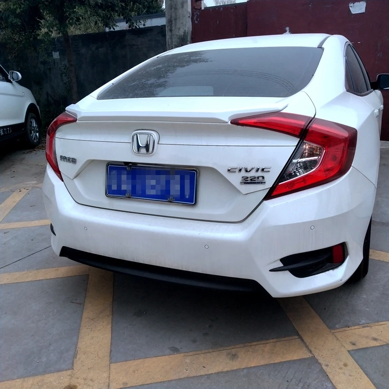 Для Honda Civic спойлер 10th 2016 до 2017 автомобильный Стайлинг высокое качество абс