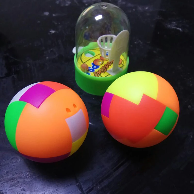 MYHOESWD Rainbow Magic Puzzle Ball Educational Puzzles Toys for Child Toy finger Cube Game 3D Assembly Building Blocks | Игрушки и хобби