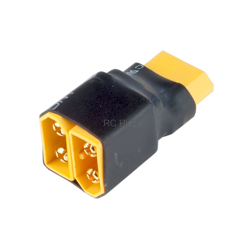

HA7060 1 XT90 папа к 2 XT90 гнездовой аккумулятор разъем адаптера