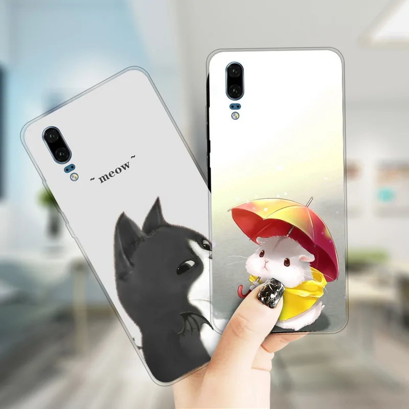 Meaford для Huawei P20 чехол телефона силиконовый мягкий Ультратонкий из ТПУ с