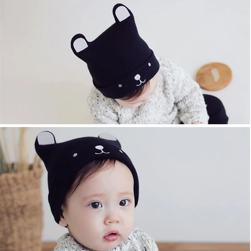 Детская шапка зимние шапки детская для мальчиков и девочек хлопковая Шапка бини