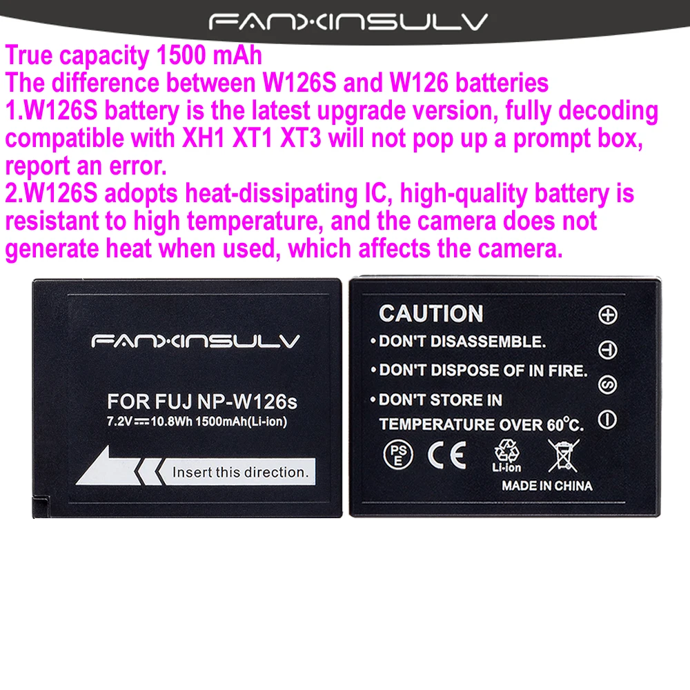 6x NP-W126S NP W126S Батарея+ USB Зарядное устройство для ЖК-дисплея с подсветкой Fujifilm Fuji XT3 XA5 XT20 XT2 XH1 XT10 XE3 X100F xpro2 корабль с номером отслеживания