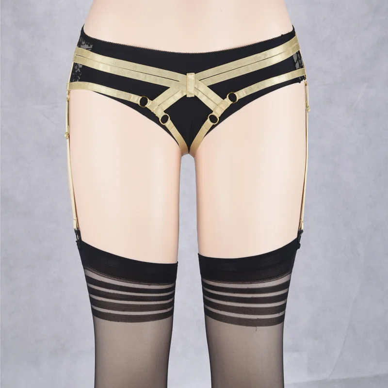 JLX.HARNESS Sexy Garters Goth Harajuku Style Handmade Garter Belt Leg garter for Women Gift One Adjust able Free Size | Женская одежда