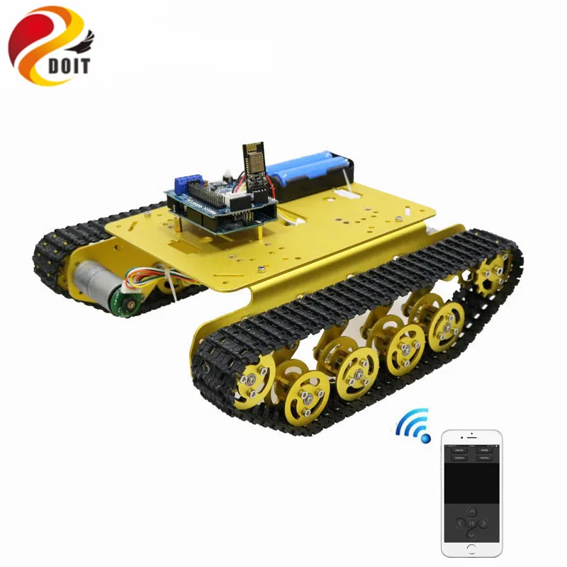 TS100 Wifi/ручка/Bluetooth RC управляемый робот танк шасси автомобильный комплект для Arduino