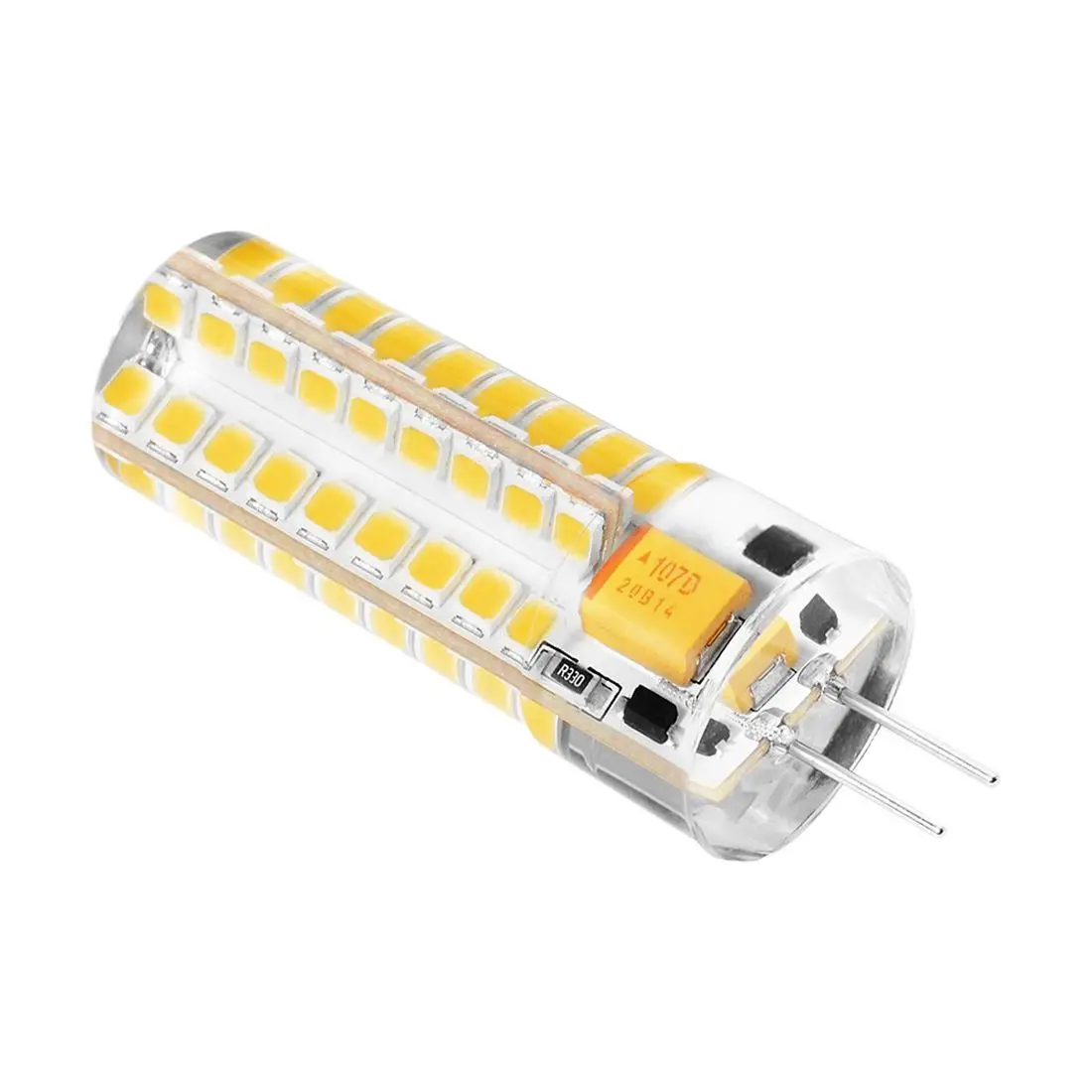 Фирменная Новинка 2x6 5 W G4 светодиодный лампы 72 2835 SMD 50 Вт эквивалент галогенных