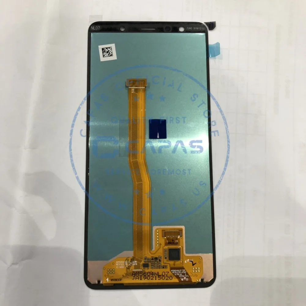 Оригинальный ЖК дисплей для Samsung Galaxy A7 2018 сенсорный экран 10 дигитайзер замена