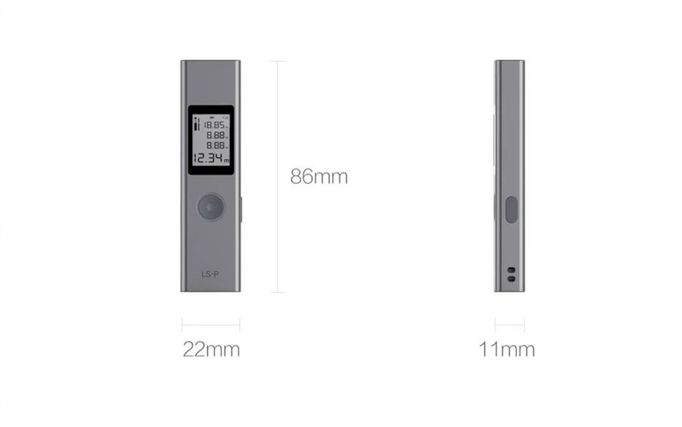 Xiaomi Duka 40 м лазерный дальномер LS-P USB флэш зарядка лазерный дальномер высокая точность измерения ручной дальномер