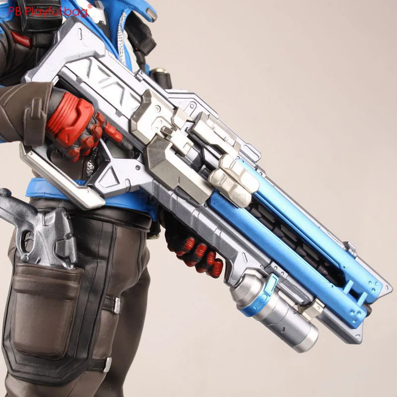 31CM Overwaches SOLDIER:76 figure PVC Model Action figure Game fans collections Novelty Doll Toys Best gifts to send friend HC46