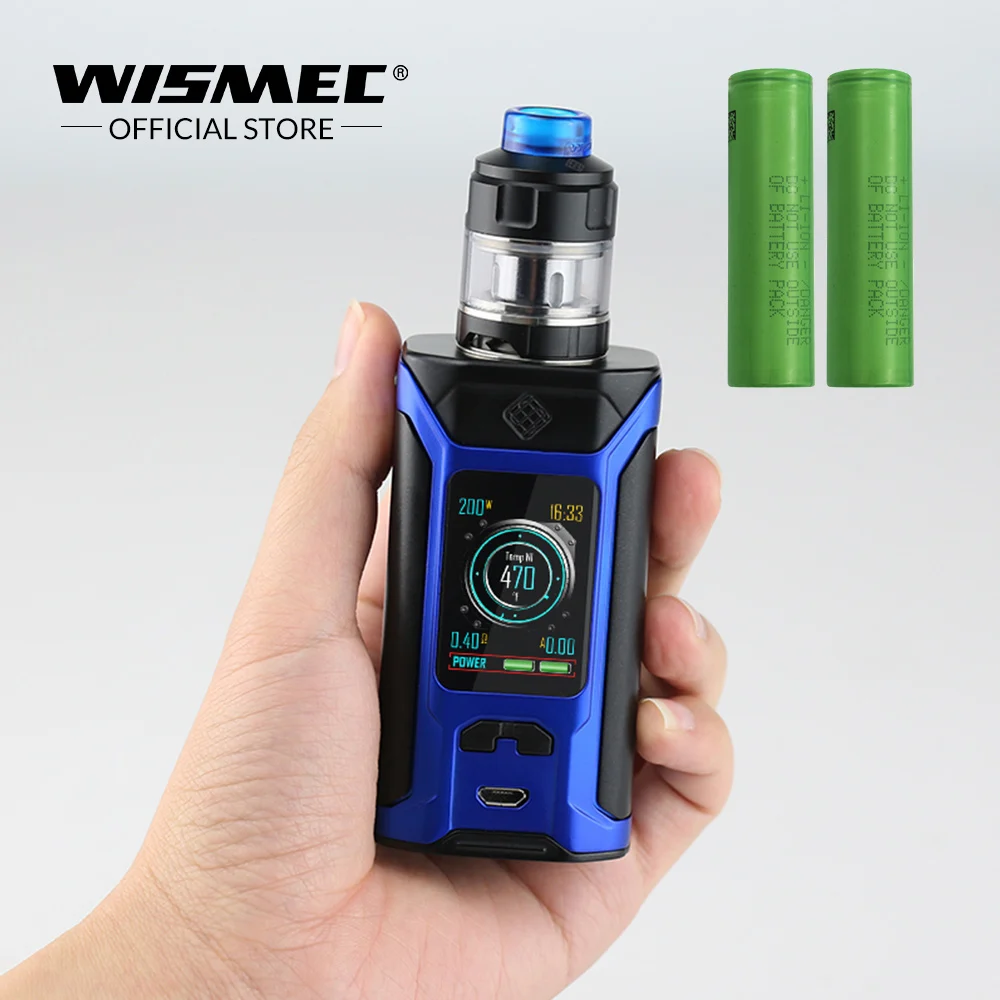 [США склад] Wismec извилистые RAVAGE230 с GNOME Evo танк 2 мл/4 мл опустошать 230 С шт. 18650 батарея