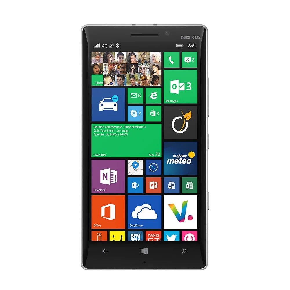 Абсолютно европейский версия Nokia Lumia 930 мобильный телефон 4G LTE 2 Гб ОЗУ 32 Гб ПЗУ Microsoft Windows Phone 8,1 20MP смартфон