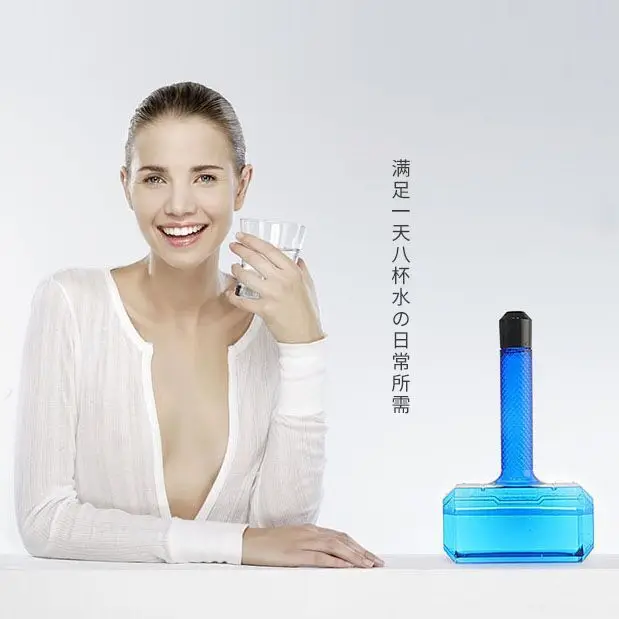 Botella de agua port&aacute;til de gran capacidad para deportes al aire libre, botella de agua con forma de martillo grande, para acampar, gimnasio, entrenamiento, viaje de Fitness-3