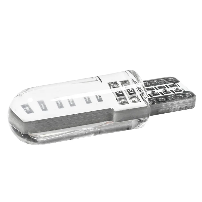 Новый T10 W5W силиконовый чехол 12 чипов COB LED Автомобильный внутренний купол свет WY5W
