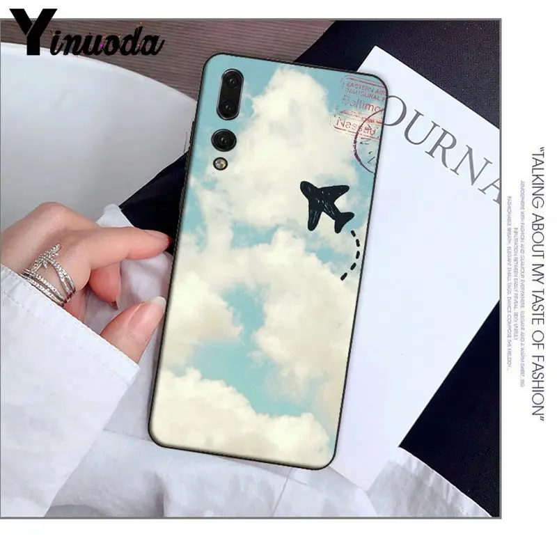 Защитный чехол Yinuoda для путешествий в мире с картой самолета huawei P9 P10 Plus Mate9 10 Mate10