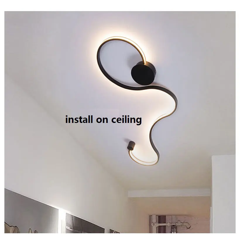 BULE TIME современный минималистичный светодиодный алюминиевый светильник