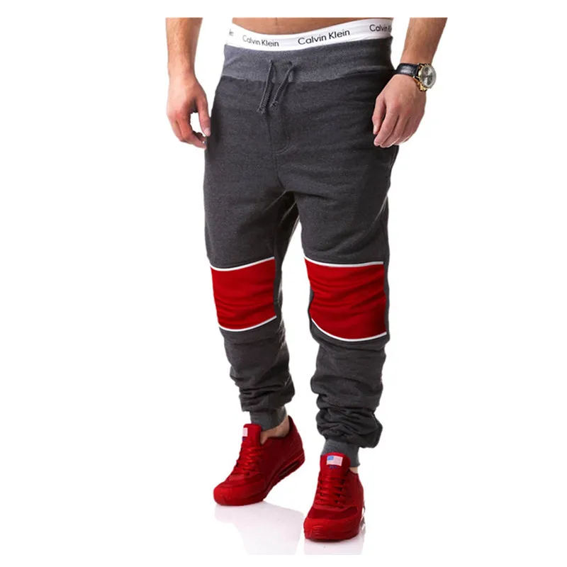 

Men Casual Pants 2018 Male Brand Straight Trousers Pure color Long Pants Cotton Sweatpants Jogger Tracksuit Funky Sweatpants XXL