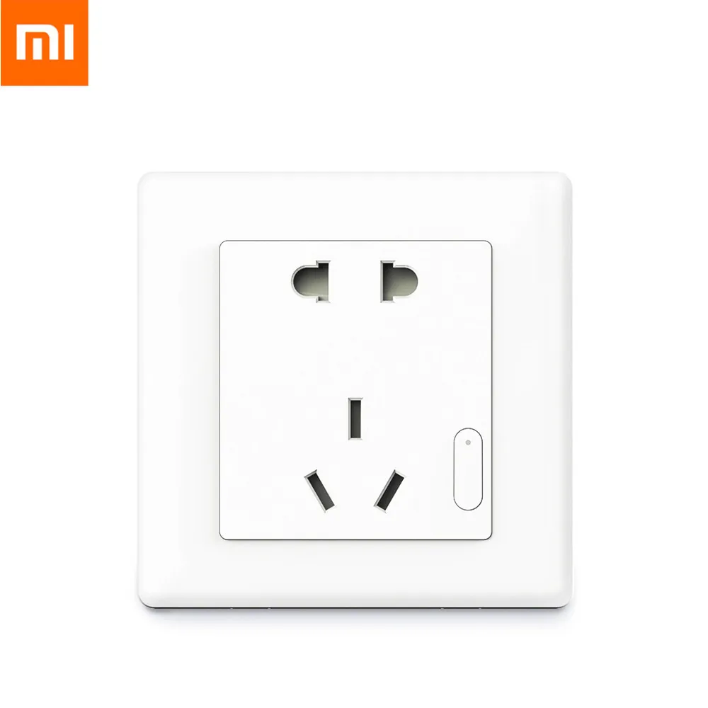 Оригинальный Xiaomi Aqara умная настенная розетка ZigBee беспроводной переключатель