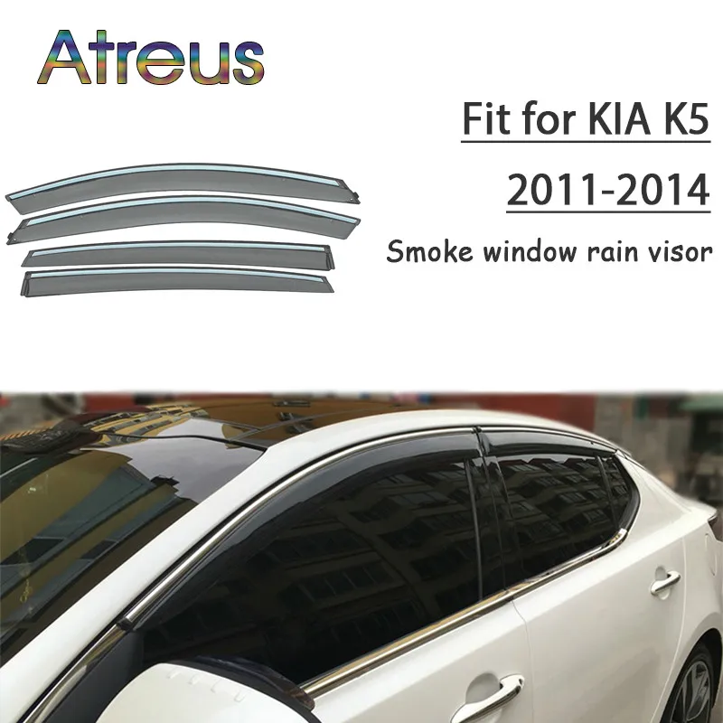 Atreus 1 комплект ABS для 2014 2013 2012 2011 Kia Optima K5 аксессуары Автомобильные дефлекторы от