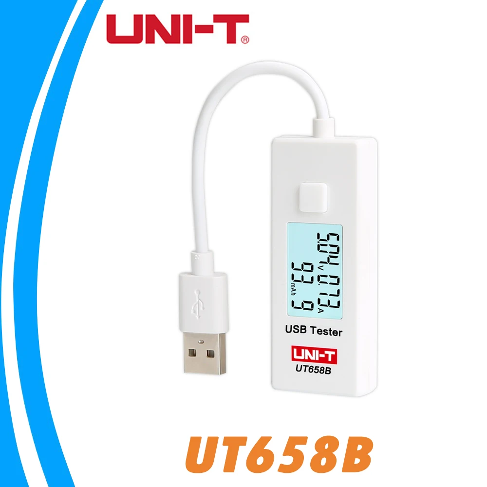 UNI T UT658B USB тестер для телефона компьютера зарядки напряжения тока энергии