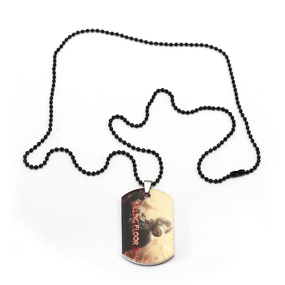 Julies игры ювелирные изделия убийства пол 2 брелок Dog Tag металлический подвесной