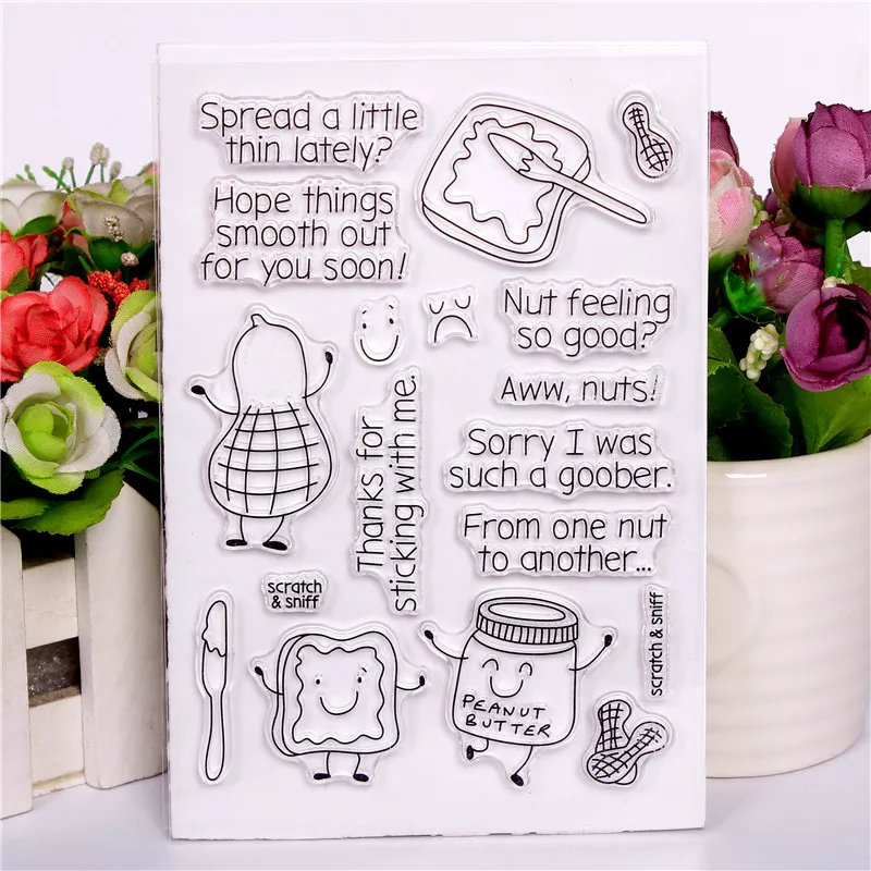 Прозрачные штампы для скрапбукинга/изготовления карт/рождественские украшения