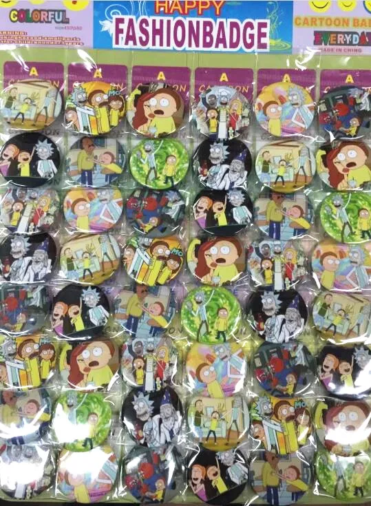 Новый 48 шт./компл. мультфильм аниме круглая брошка пуговица булавка 4 5 см DIY