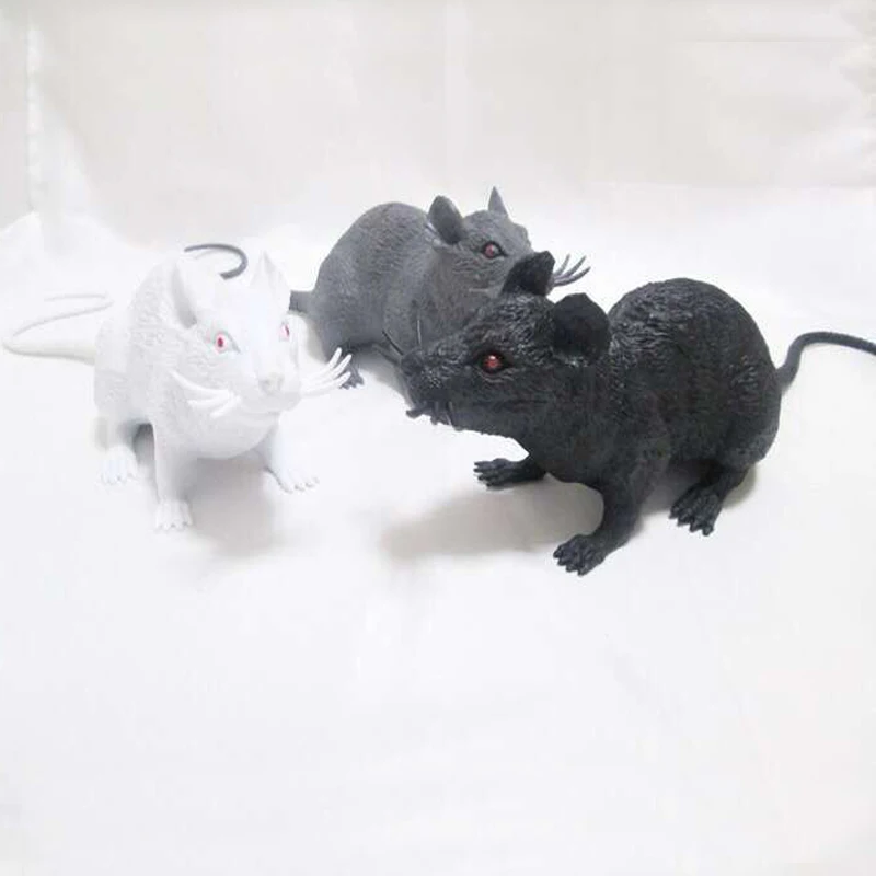 Пластиковая крыса три цвета для страшного украшения Хэллоуина|rat halloween|halloween