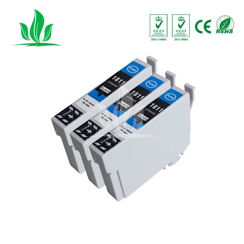 3BK 1811XL совместимый чернильный картридж для принтера EPSON XP-212 XP-215 XP-312 XP-315 XP-412 415 XP-225
