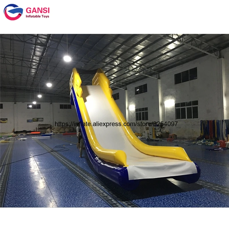 Guangzhou надувная плавающая водная горка для лодки/надувная яхты|water slide|floating water