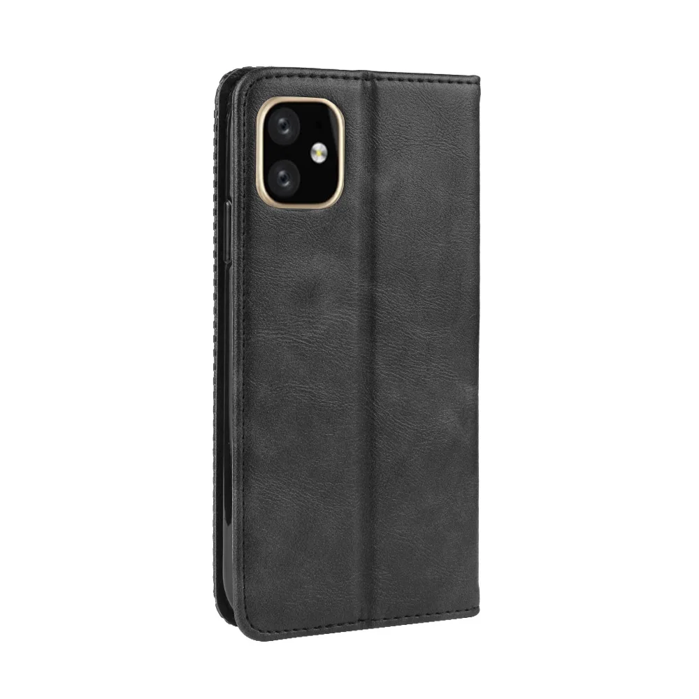 Роскошный кожаный чехол-кошелек с подставкой и кредитными слотами для iPhone 11 Pro (5 8